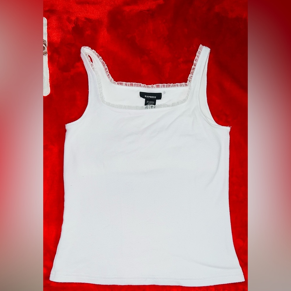 Express square neck tank top